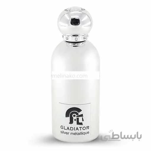 ادکلن مردانه گلادیاتور مدل Silver Metalique ا Gladiator Silver Metallique Eau De Perfume For Men 100ml