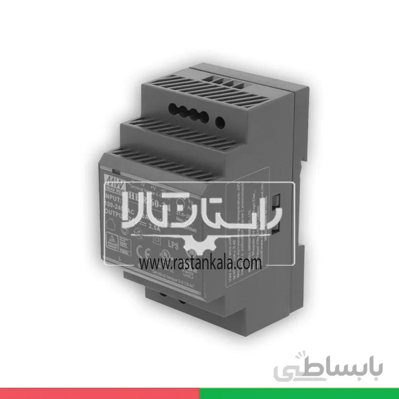 منبع تغذیه ریلی مین ول 24 ولت 2.5 آمپر MEAN WELL