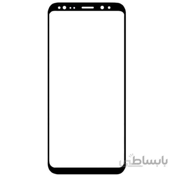 گلس تعمیراتی سامسونگ SAMSUNG S8 PLUS / G955 مشکی