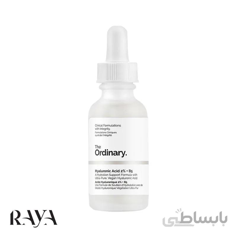 سرم آبرسان هیالورونیک اسید اوردینری حجم 30 میل حاوی ویتامین B5 نرم کننده و شاداب کننده پوست ا The Ordinary Hyaluronic Acid 2% + B5