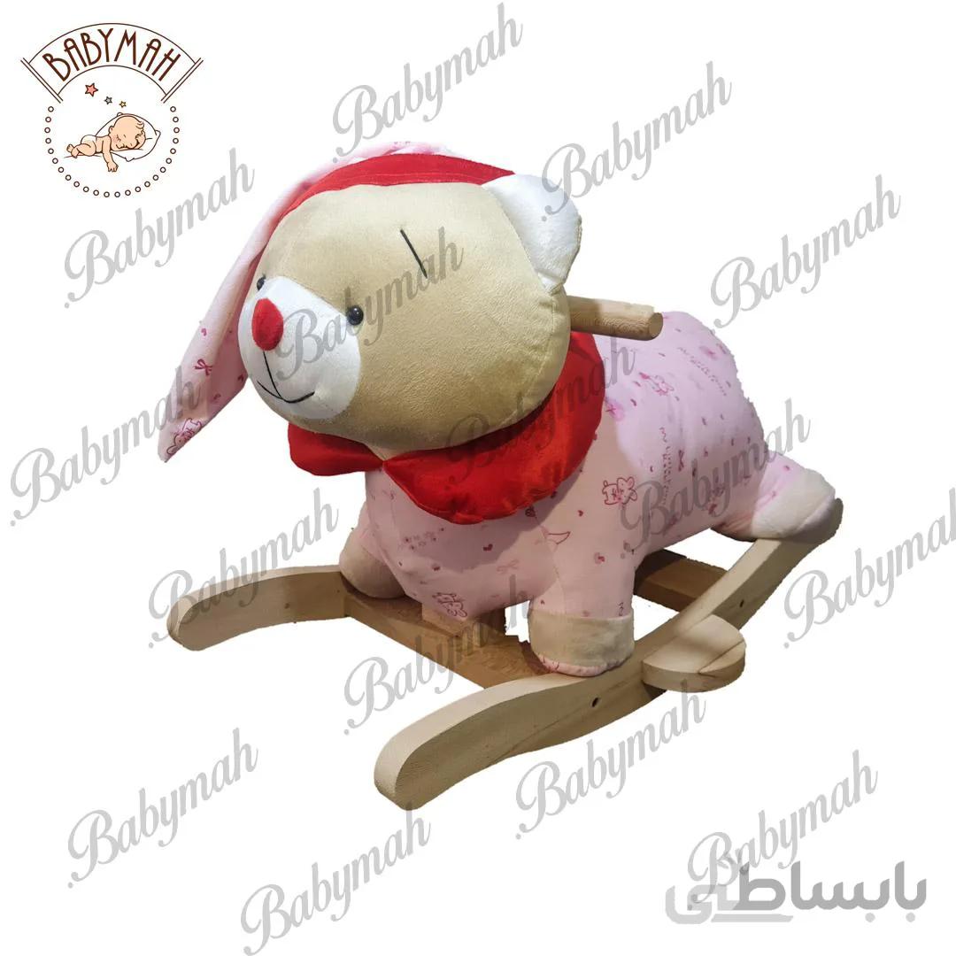 راکر ایستاده خرسی رنگ صورتی