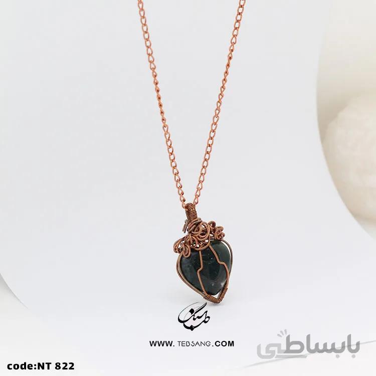 گردنبند زنانه سنگ عقیق NT-827