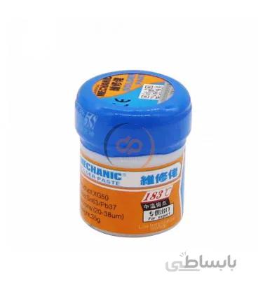 خمیر قلع 35 گرمی با دمای ذوب 183 مکانیک Mechanic XG50