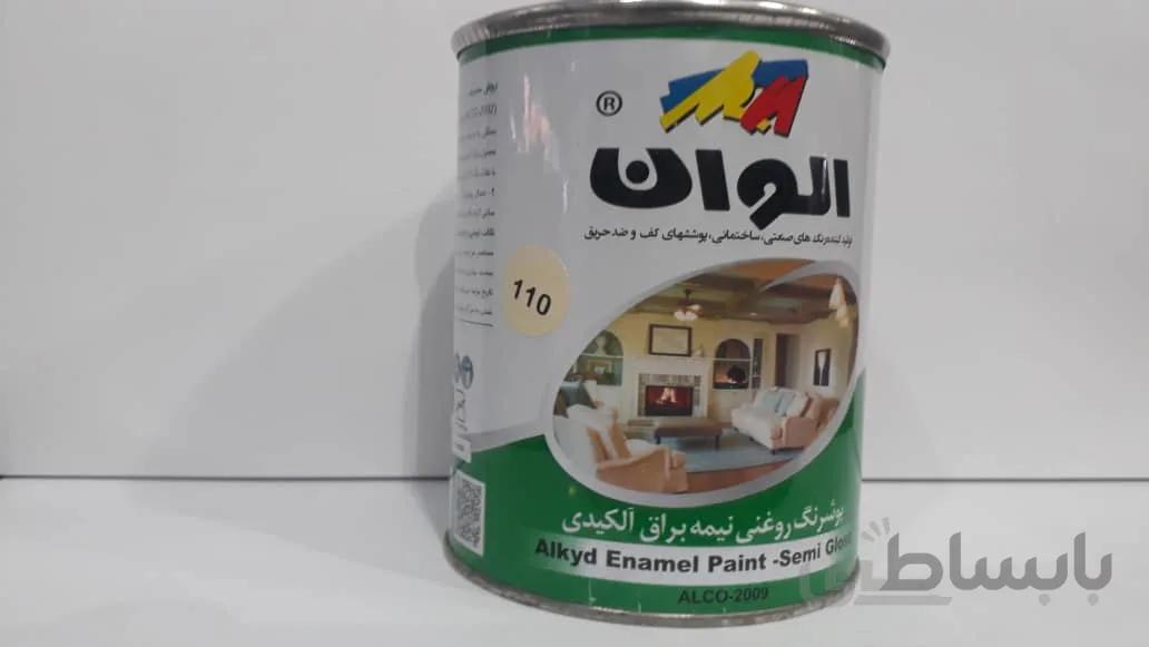 رنگ روغنی کیلو الوان مارک سبزکرم کد 110