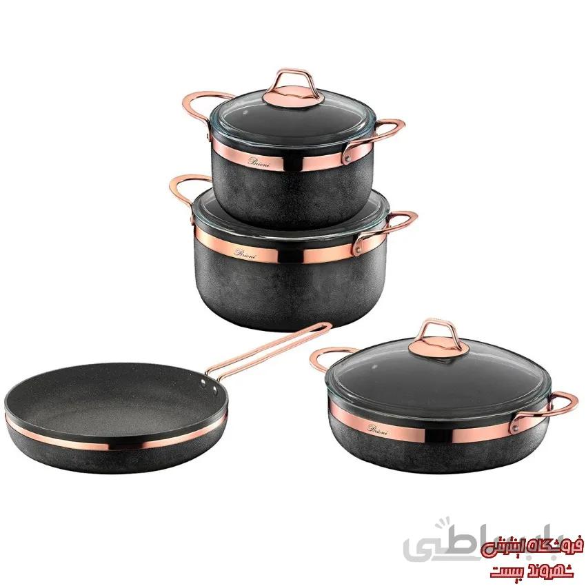 سرویس قابلمه گرانیتی ۷ پارچه بریونی brioni ا کدکالا 4269_109