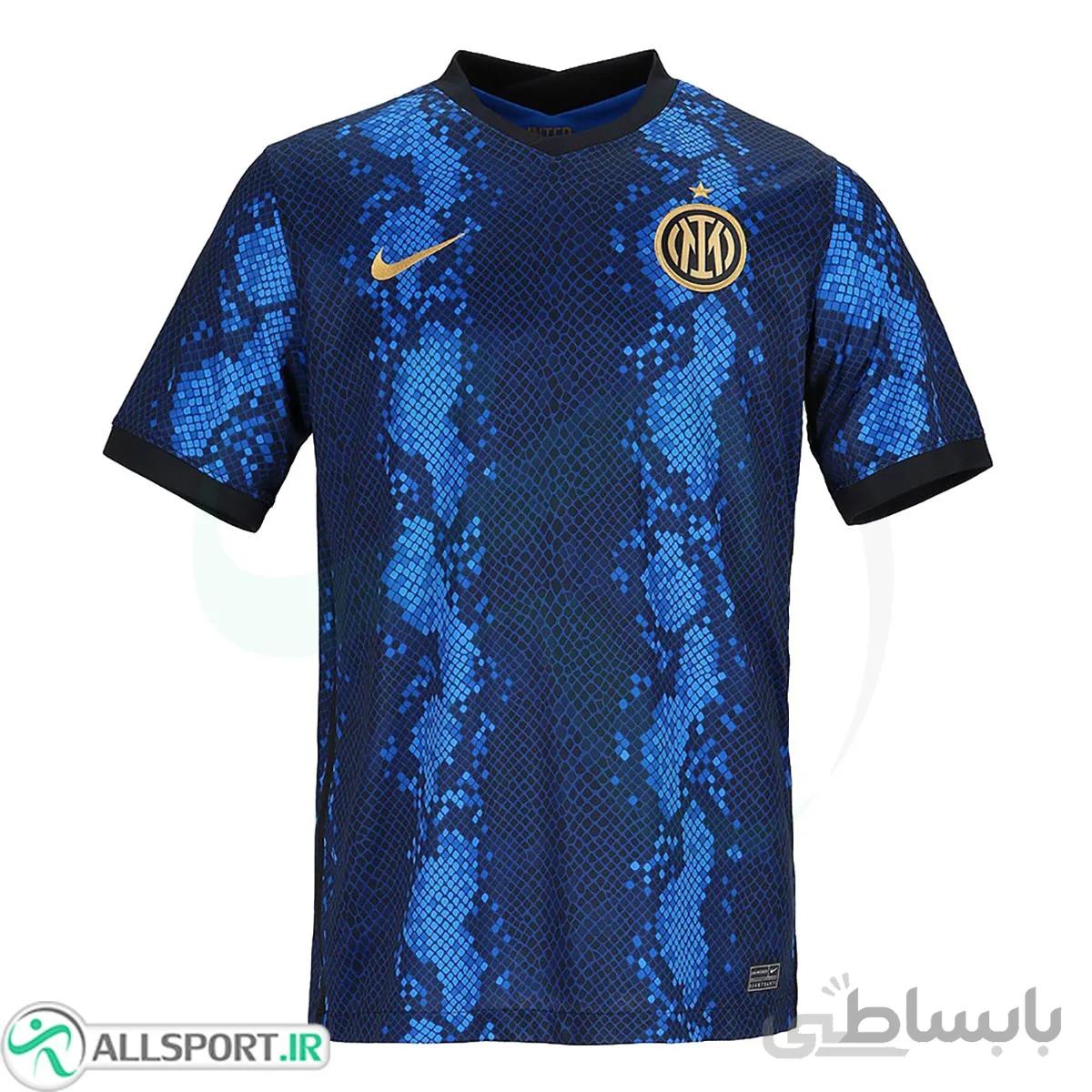پیراهن اول هواداری اینتر میلان Inter Milan 2021-22 Home soccer Jersey