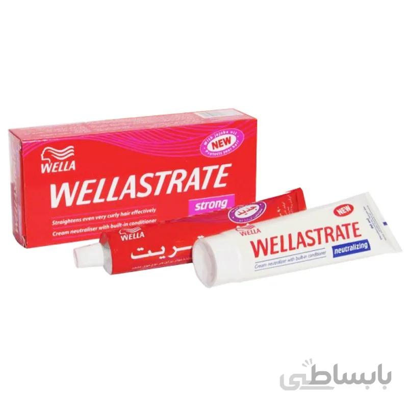 کرم صاف کننده مو ولاستریت Wellastrate مدل Strong حجم 180 میل