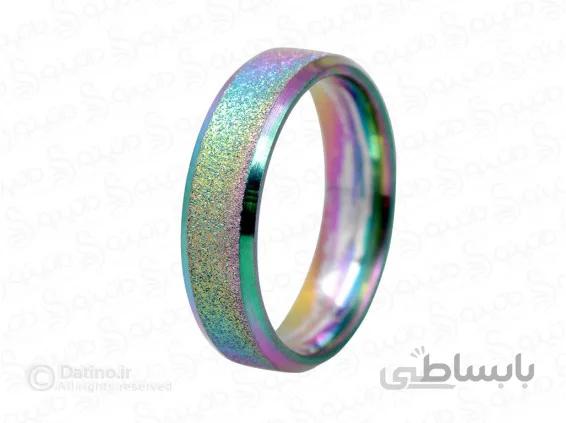 حلقه استیل طرح اکلیلی 13887