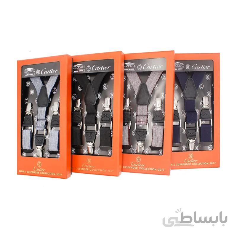 ساسبند زنانه چرم طبیعی کارتیر نیمه پهن