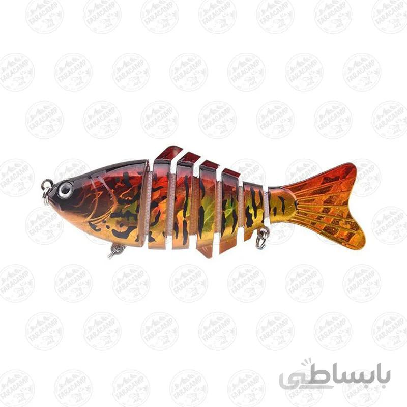 ماهی مصنوعی چند تکه 10 سانتی متر 23 گرم jm054 1
