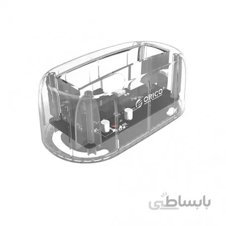 داک هارد اوریکو مدل ۶۱۳۹ یو ۳ ا ORICO 6139U3 2.5 / 3.5 inch USB3.0 Transparent Hard Drive Dock