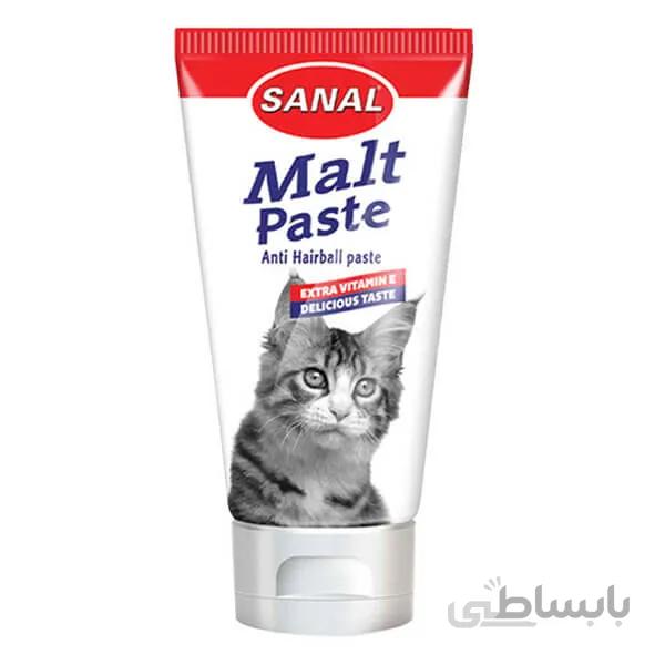 خمیر ویتامین گربه آنتی هربال سانال Sanal بسته 100 گرمی