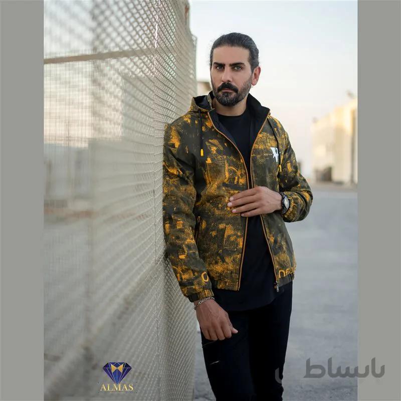 سویشرت کلاه دار مردانه دو رو ضد آب کد 8815