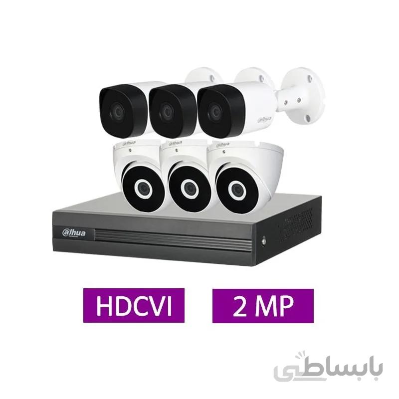 پکیج اقتصادی دوربین مدار بسته داهوا با 6 دوربین