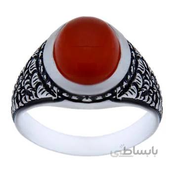 انگشتر نقره مردانه کد AM_335