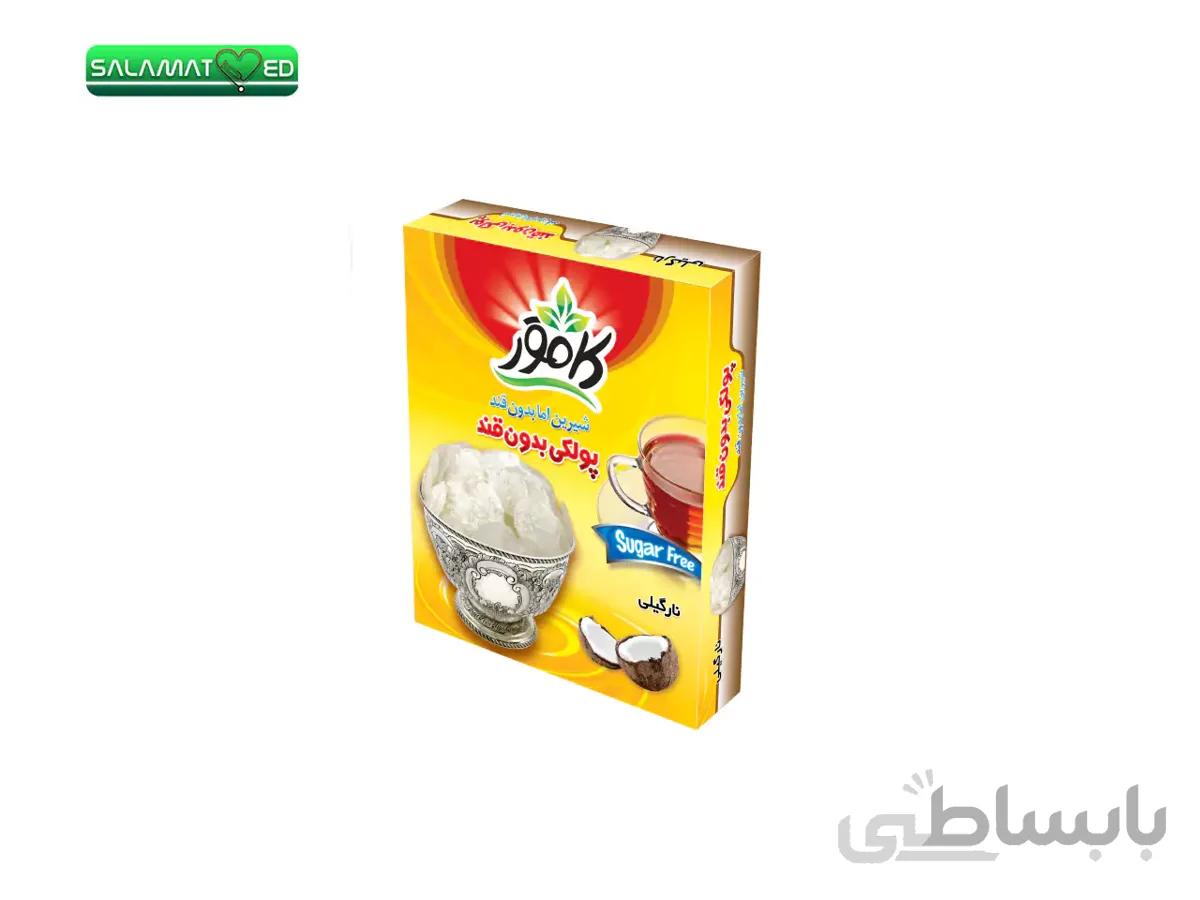 پولکی نارگیلی بدون قند