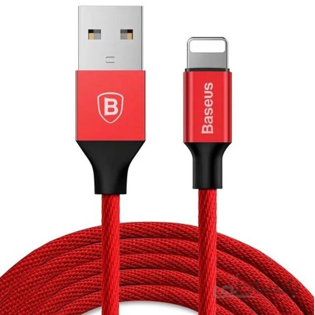 کابل تبدیل USB به لایتنینگ باسئوس طول 120cm مدل Yiven طول 120 سانتی متر