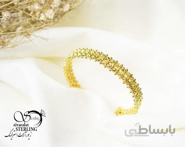 دستبند النگویی توری زنانه