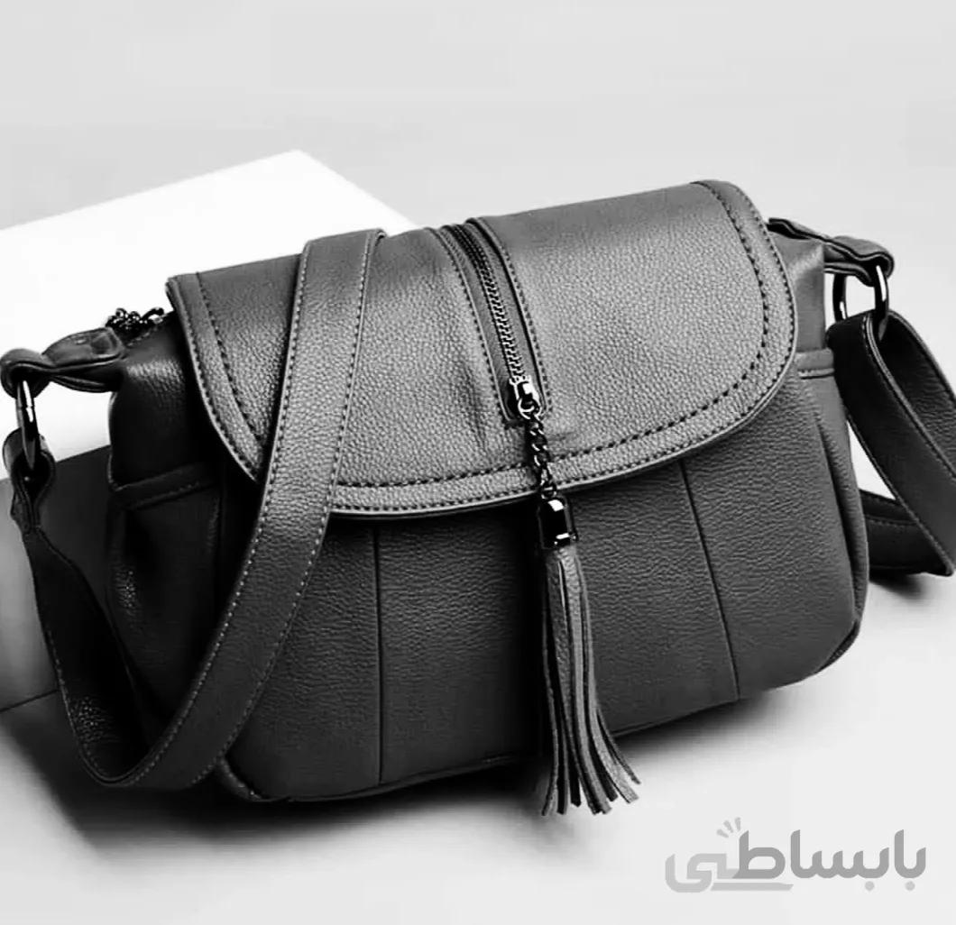 کیف دوشی چرم طبیعی دست دوز