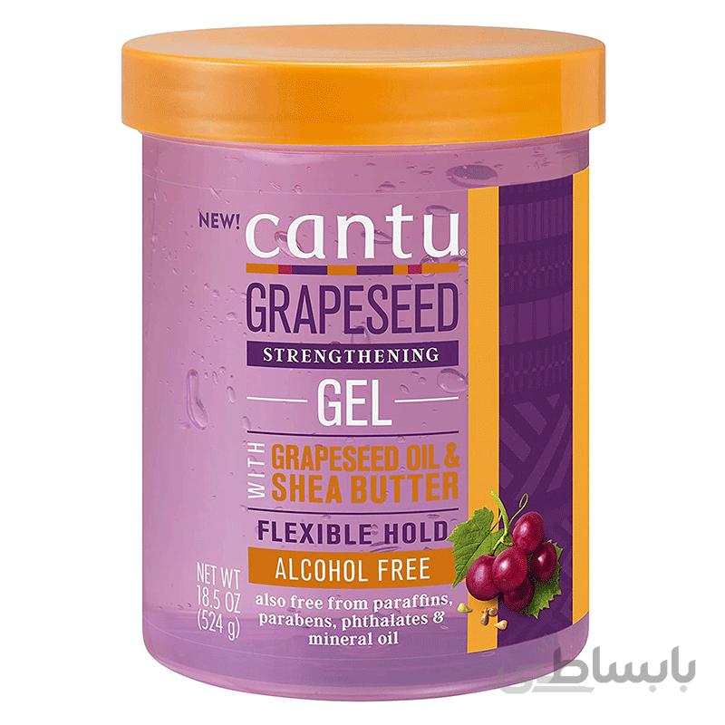 ژل کانتو تقویت مو دانه انگور موهای فر Cantu Grapeseed Strengthening Gel