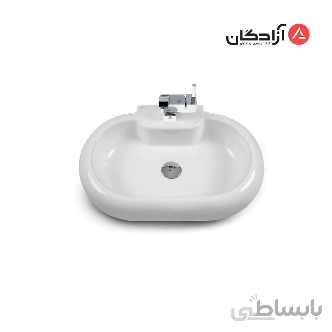 روشویی روسنگی مروارید مدل پارمیدا 60