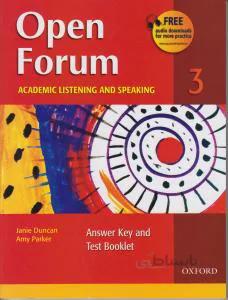 Open Forum 3 Academic Listening and Speaking
