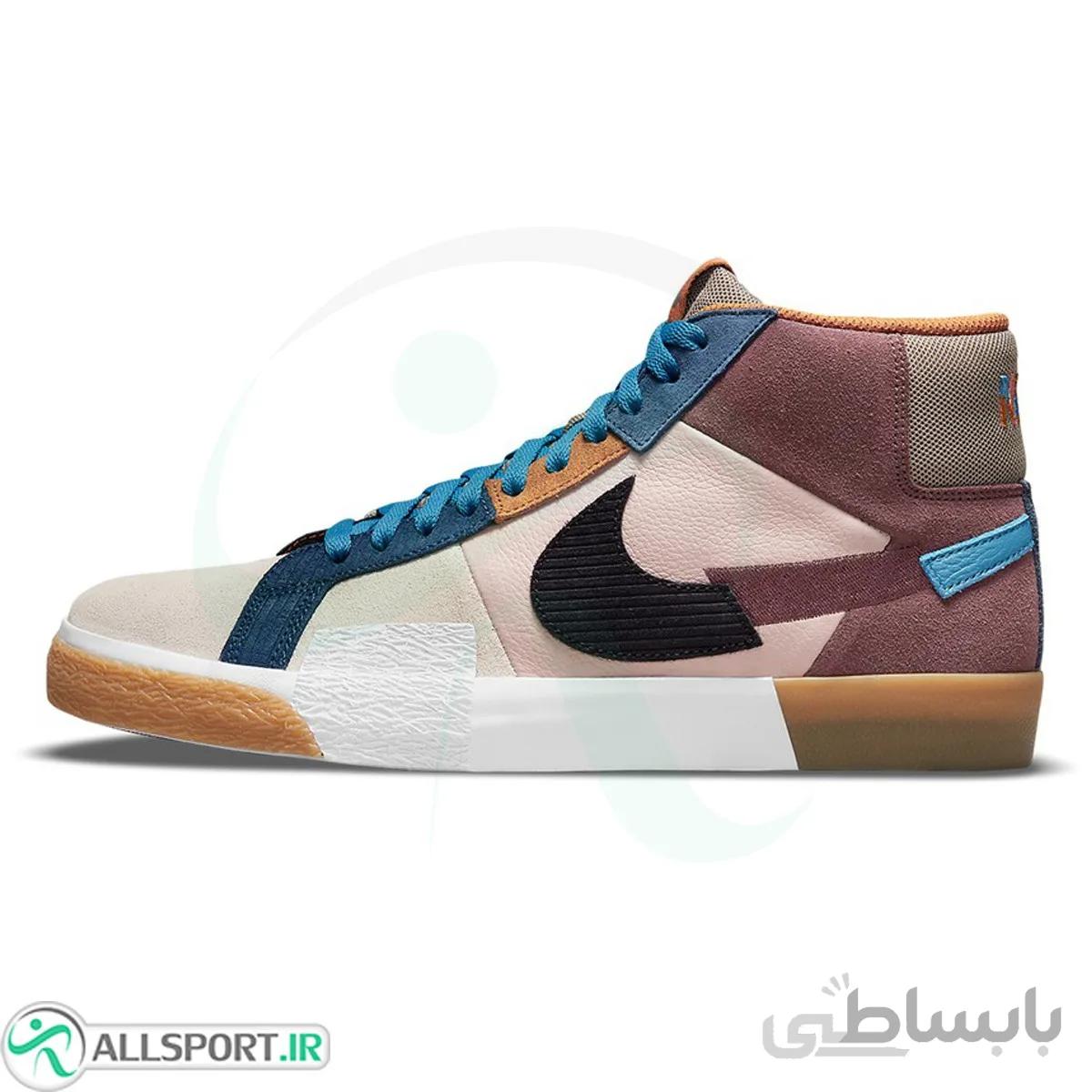 کتانی رانینگ مردانه نایک طرح اصلی Nike Sb Zoom Blazer Mid Premium Pink
