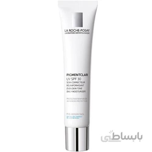 کرم مرطوب کننده و ضدلک PIGMENTCLAR لاروش پوزای با SPF30 حجم ۴۰ میل