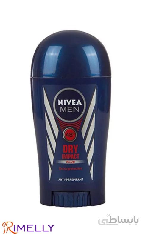 استیک ضد تعریق بدن نیوآ مدل Dry Impact حجم 40 میلی لیتر ا Nivea Dry Impact Deodorant Stick