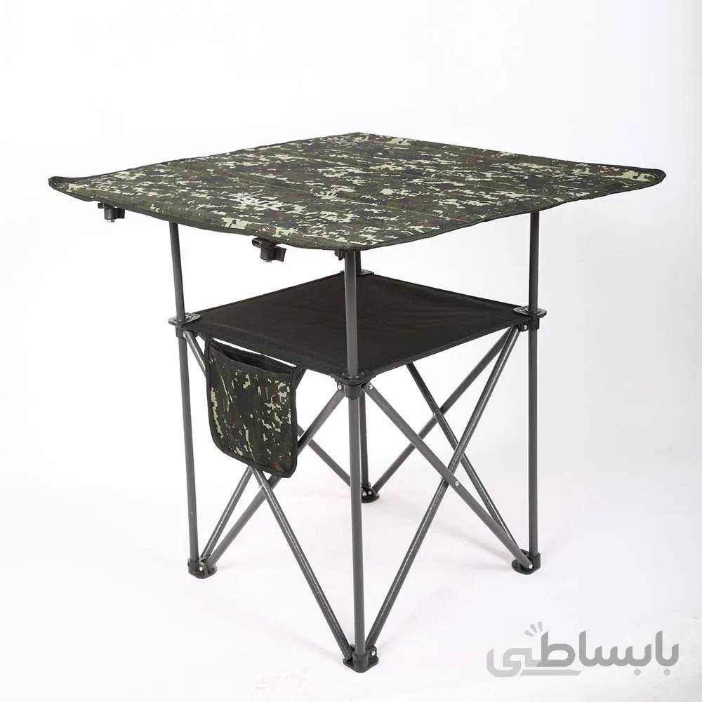 میز تاشو طرحدار توریست 80