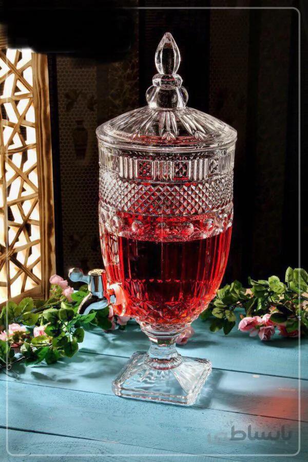 کلمن کرستالی خارجی(وارداتی) 5لیتری ا کلمن 5لیتری کریستالی خارجی وارداتی گلاس