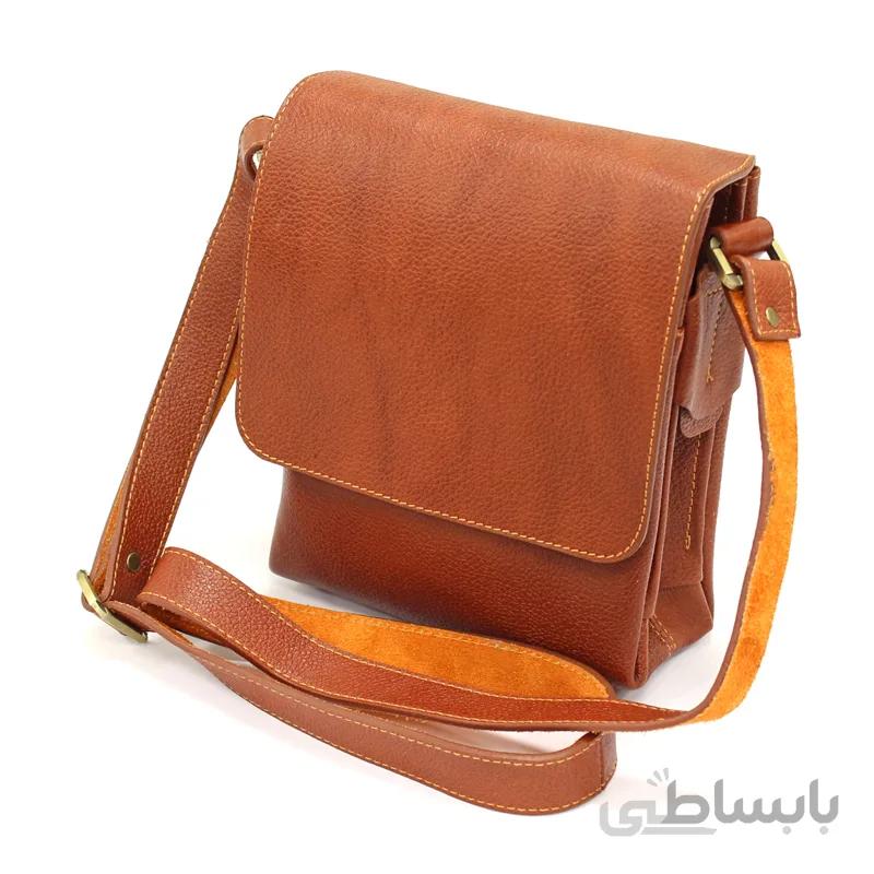 کیف دوشی چرم طبیعی آروین چرم کد AR-127