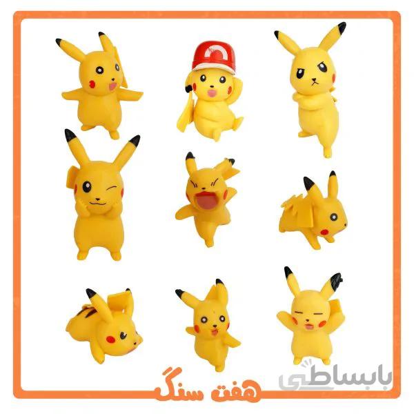 اکشن فیگور پوکمون مجموعه 9 عددی Pokemon Action figure