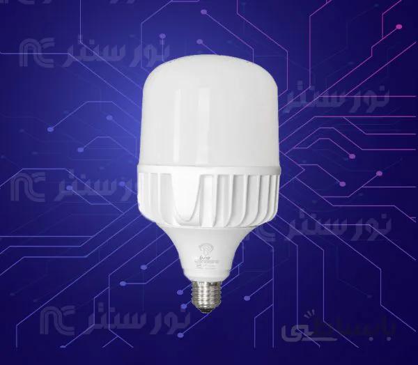 لامپ حبابی استوانه ای بدنه آلومینیومی 100 وات پایه E40