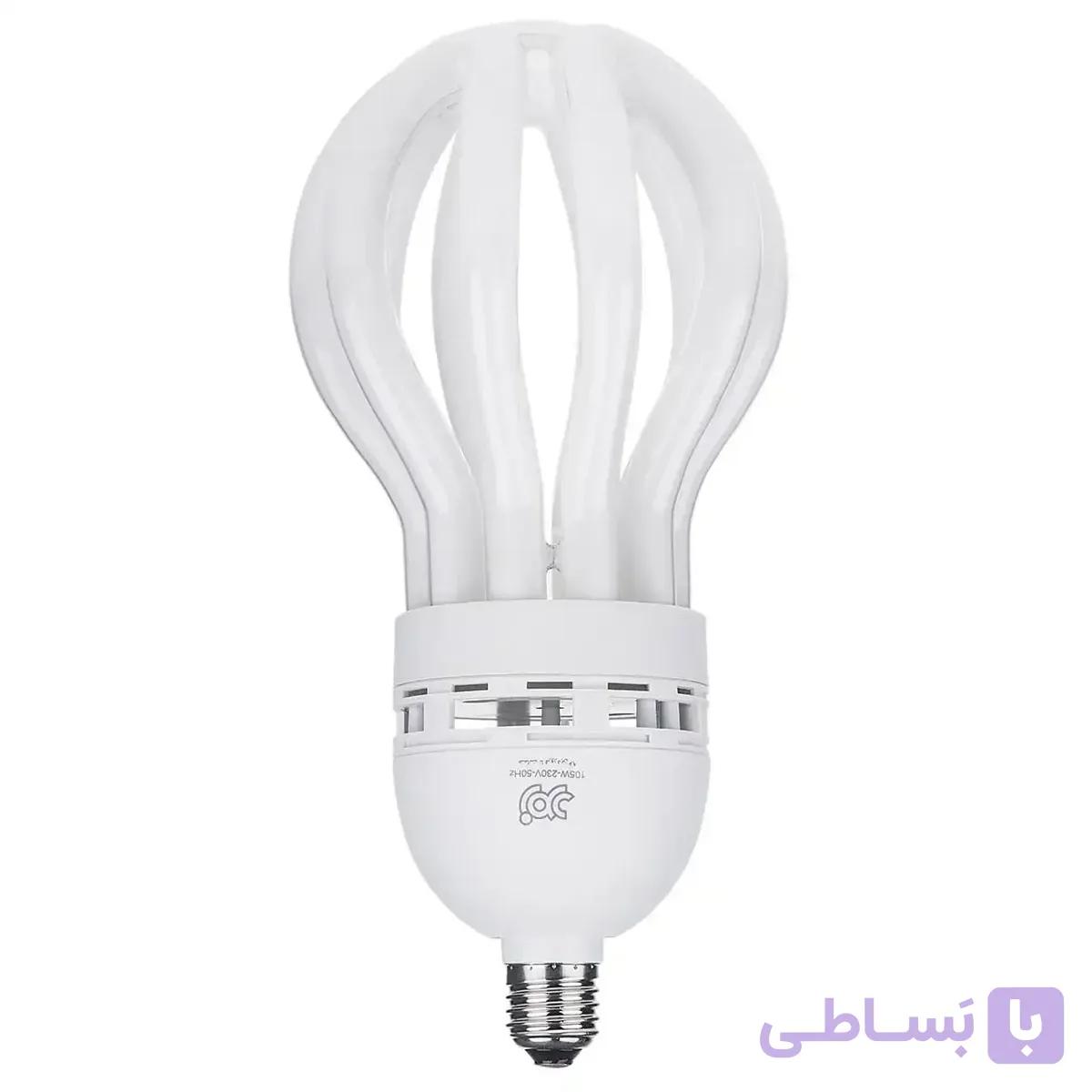 لامپ کم مصرف 105 وات آفتابی لوتوس زمرد پایه  E27