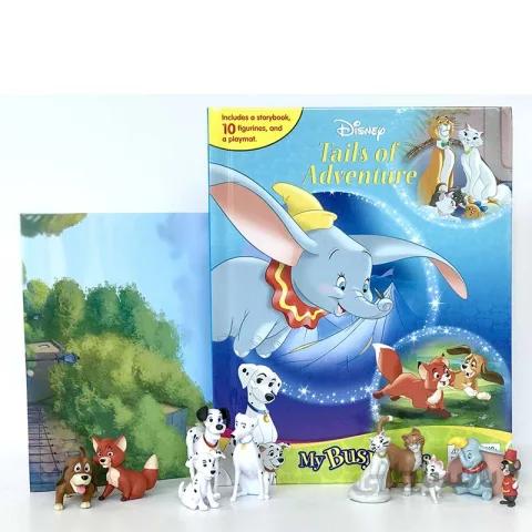 فیگور حیوانات دیزنی با کتاب انگلیسی busy book tails of adventure کد 48765