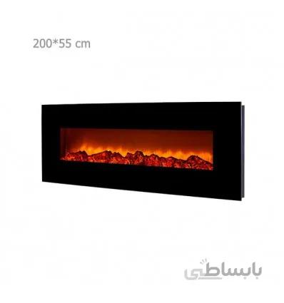 شومینه برقی دیواری تابان اندازه 200×55