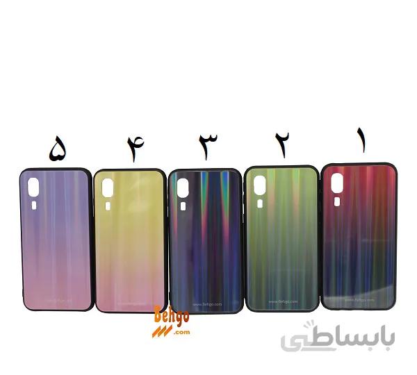 کاور A2 Core لیزری رنگی محافظ قاب سامسونگ گلگسی ای 2 کور مدل A2 Core SM-A260 مدل لیزری گوشی Tempered Glass Laser Case Samsung galaxy A2 core