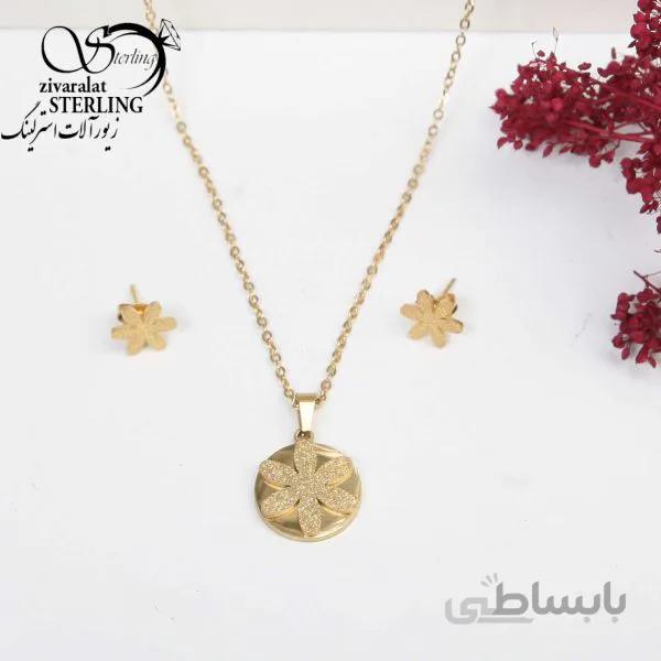 نیمست زنانه طرح طلا مدل نسترن