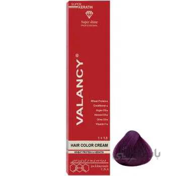 رنگ مو والانسی شماره V5 شرابی روشن 100 میلی لیتر ا VALANCY Hair Color Cream