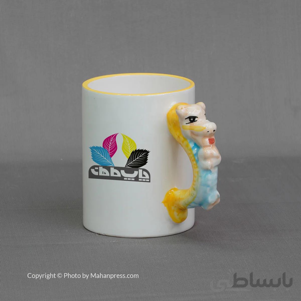 چاپ روی لیوان ماگ سرامیکی عروسکی طرح اژدها
