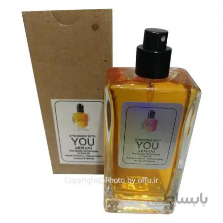 طرح تستر ادوپرفیوم مردانه استرانگر ویت یو | Emporio Armani Stronger With You