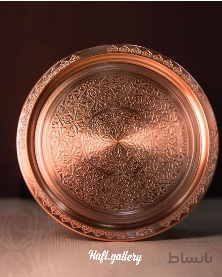سینی طرح دار مسی کد ۱۰۲۳۳۸