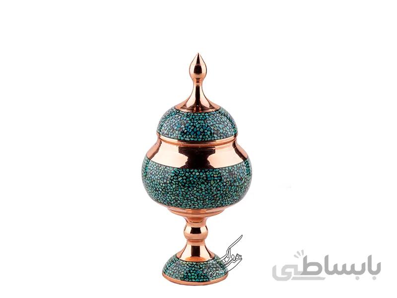 شکلات خوری فیروزه کوبی کوچک آقاجانی سایز 24