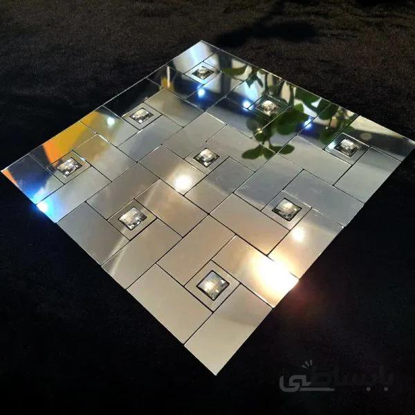 بین کابینتی نقره ای براق نگین دار R460