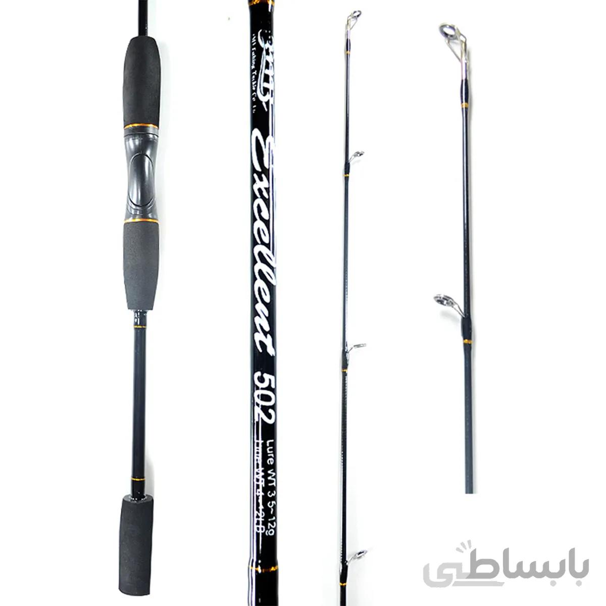 چوب دو تکه فایبر گلاس 180 سانتی متر Excellent 602