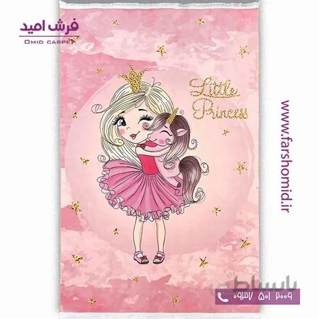 فرش کودک طرح پرنسس و یونی کورن کد 11287 کودک و نوجوان کلاریس محتشم