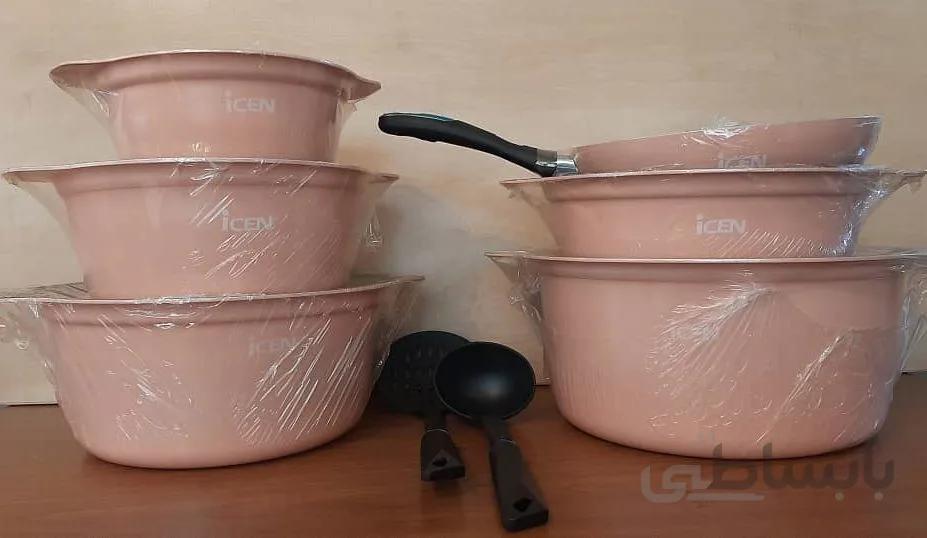 سرویس قابلمه و تابه 13 پارچه آیسن مدل IE-G1361