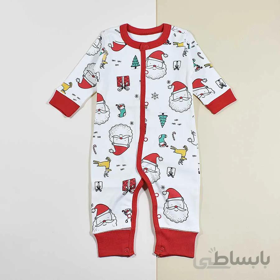 سرهمی نوزادی طرح بابانوئل کریسمس کد 1220