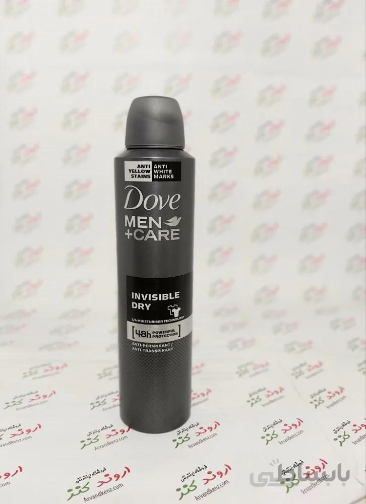 اسپری بدن داو DOVE مدل invisible dry